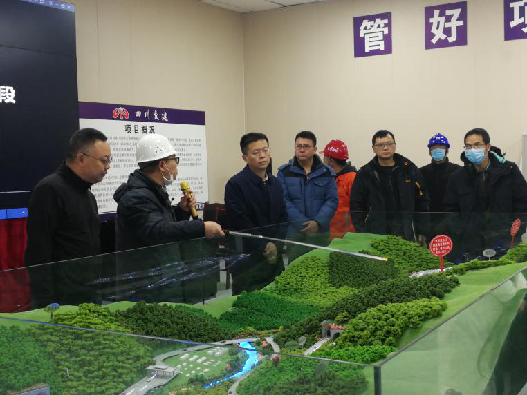 省交通運輸廳胡洪波調研指導康新k1-1項目疫情防控與復工復產(chǎn)工作